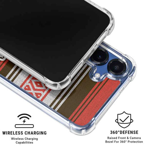 NFL Cleveland Browns Trailblazer Galaxy S25 Clear Case